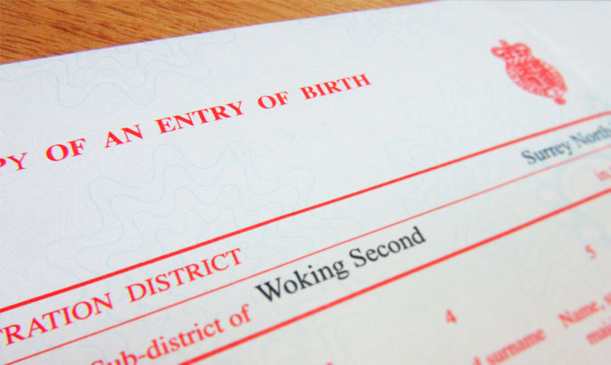 Birth Certificate Replacement UK