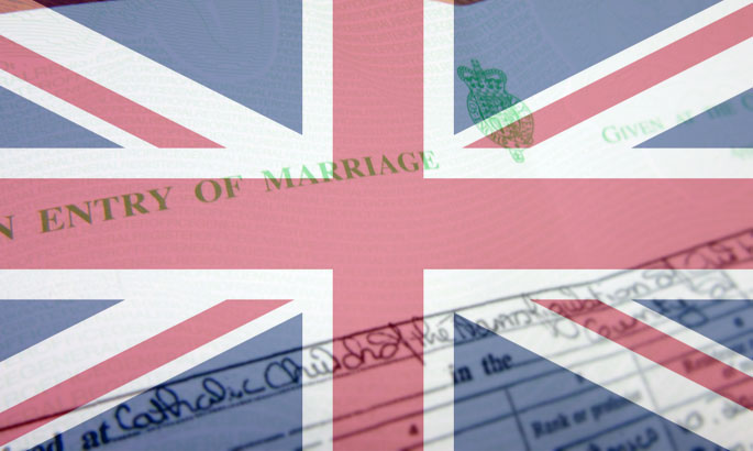 Overseas UK Marriage Certificate
